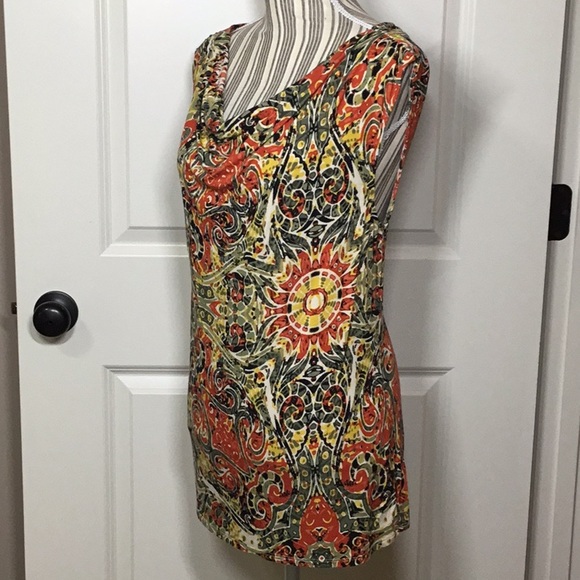 Cato Sleeveless Drape Neck Top - 14/16W - Picture 3 of 7